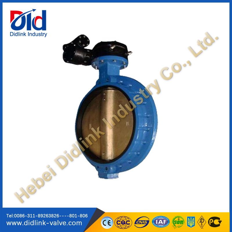 Cast Iron Single Flanged Butterfly Valve seal epdm, manual butterfly valve