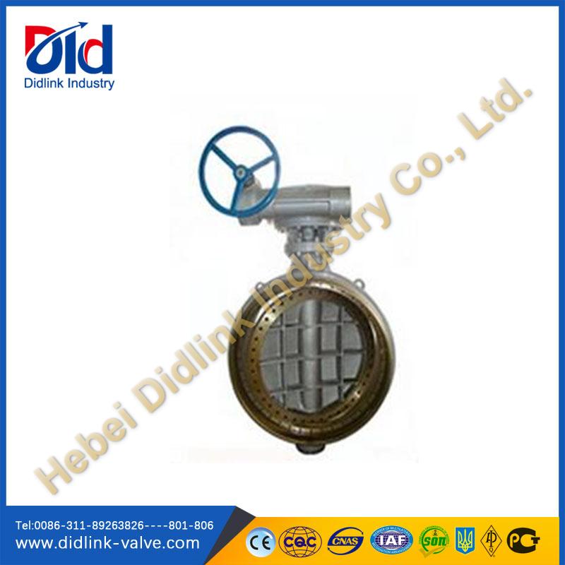 triple offset bi-directional metal seat butterfly valve end connection types, high pressure butterfly valve