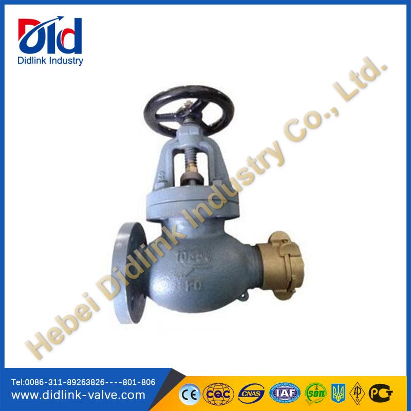 JIS F7333 cast iron hose brass globe valve suppliers, samson globe valve
