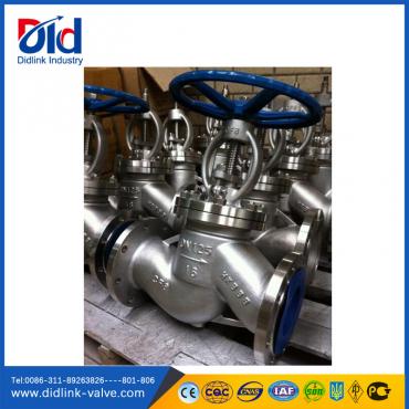 DIN PN16 DN125 SS304 stainless steel steam globe valve pdf, globe valve image