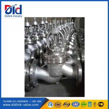 DIN PN16 DN80 CF8 sanitary globe valve specification, globe valve drawing