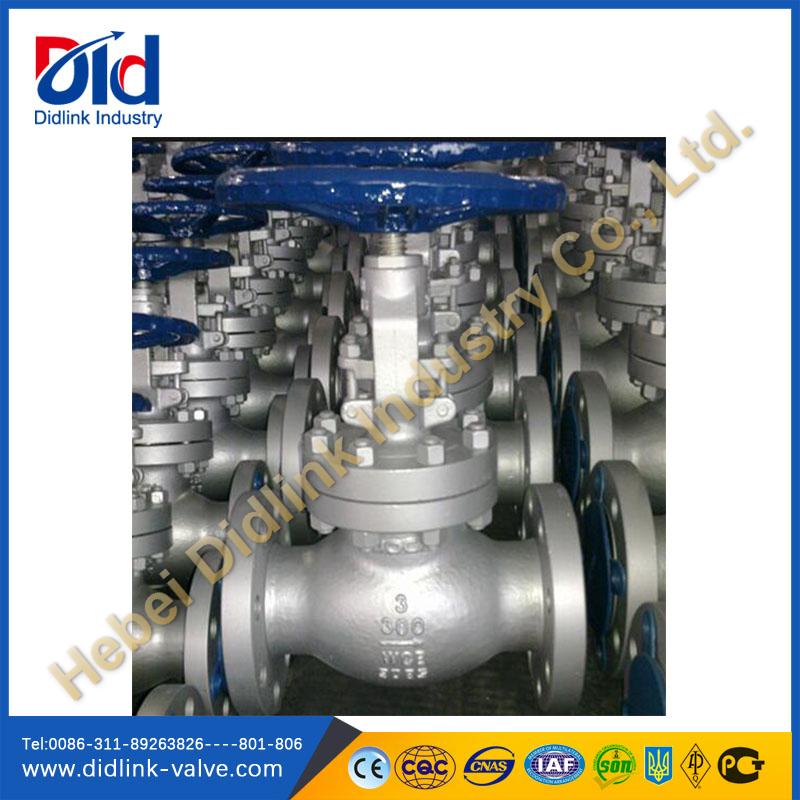 ANSI  CL300 carbon steel 8 globe valve definition, globe control valve