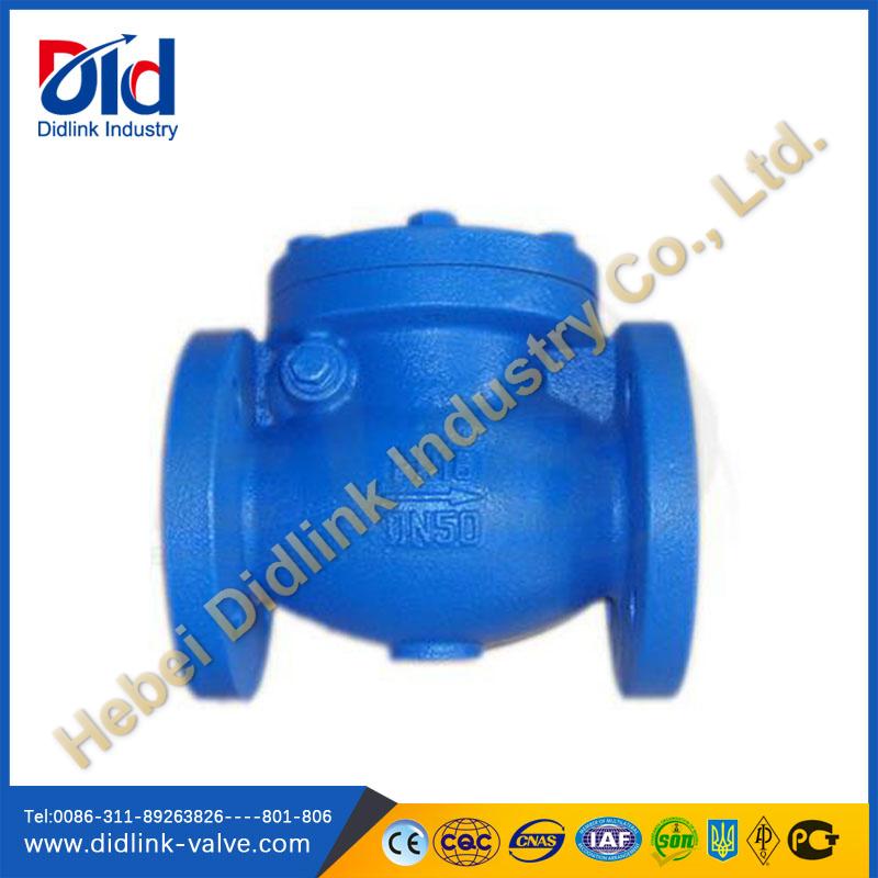 DIN cast iron flanged swing check valve suppliers, metal check valve