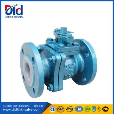 DIN Cast Steel floating ball valve manufacturers, lever operated ball valve, locking ball valve