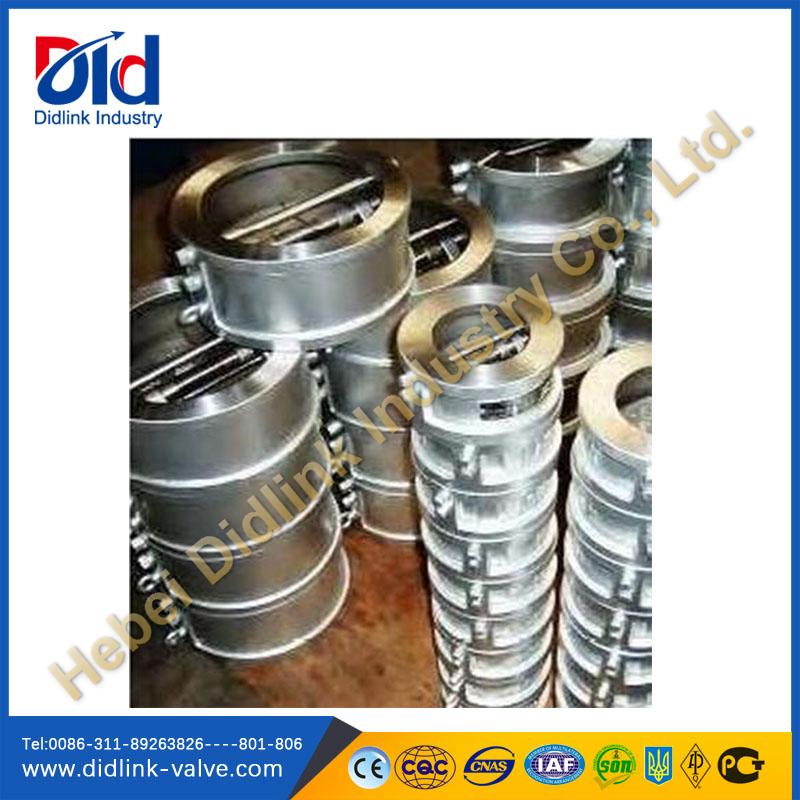 Stainless steel dual plate wafer swing check valve function, plumbing check valve residential