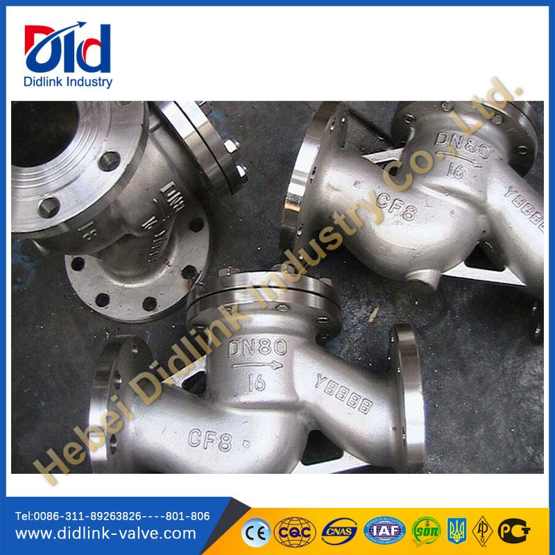 Stainless steel 3 spring check valve types lift, inline water check valve