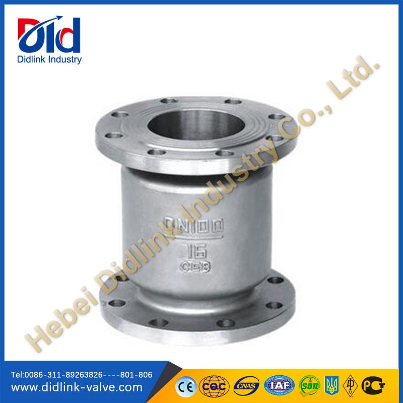 316 stainless steel vertical sewage check valve silent type, check valve symbol direction of flow