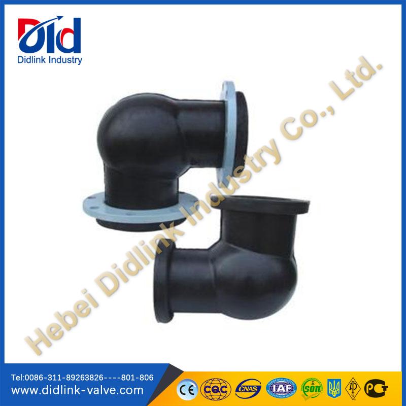 Flanged type rubber elbow joint 90 degree