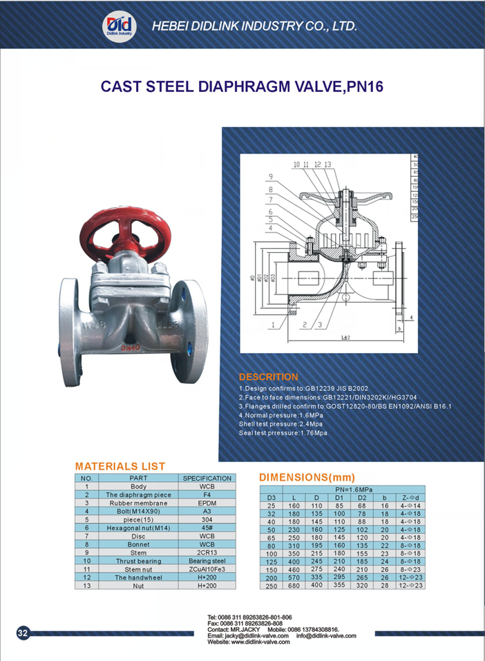 sanitary diaphragm valve, rubber diaphragm valve, diaphragm valve