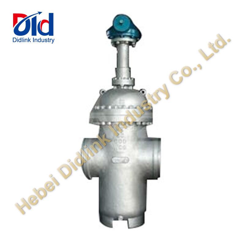 Bevel gear plate gate valve is a kind of ideal new oil industry equipment
