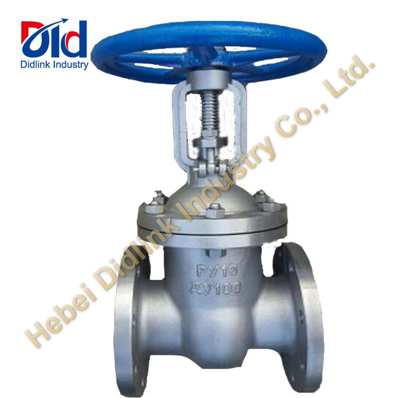 GATE VALVE WITH STAINLESS STEEL CF8M GLAND FLANGE