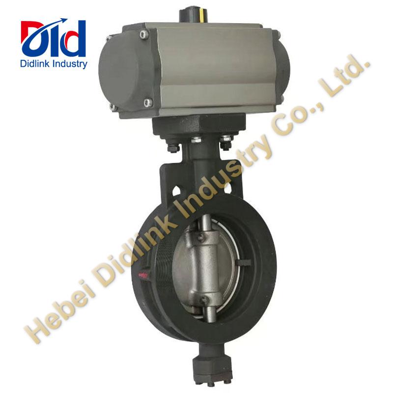 High performance double eccentric butterfly valve with service life up to 1 million times