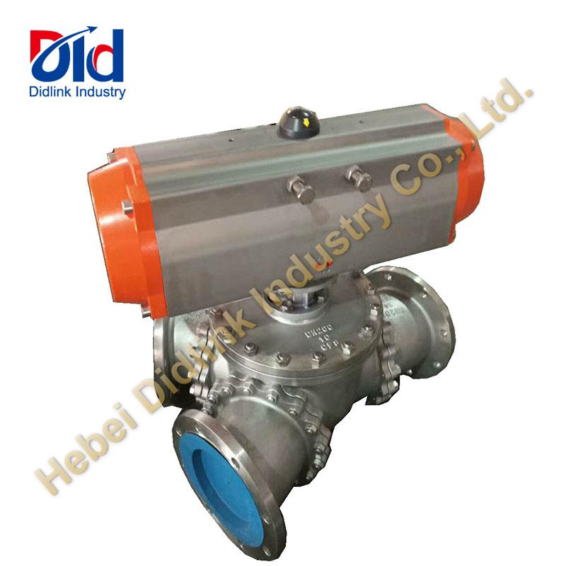 Working principle of stainless steel three-way ball valve