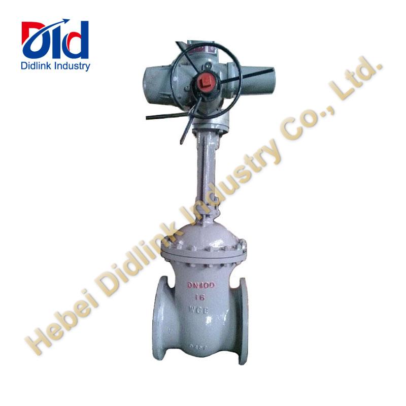 What are the methods to adjust electric gate valve