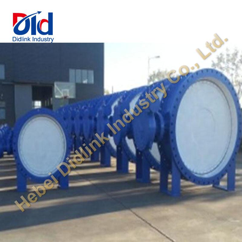 Double eccentric soft seal butterfly valve