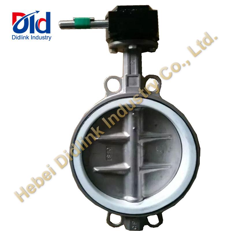 Features of stainless steel fluoroplastic seal turbine butterfly valve