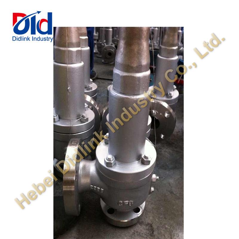 Structural characteristics of liquefied natural gas safety valve